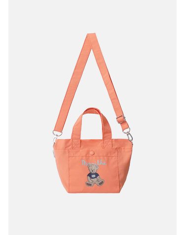 마리떼 키즈 ENFANT CLASSIC LOGO NYLON MINI BAG orange