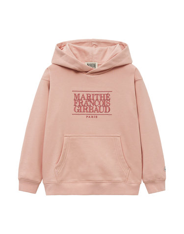 마리떼 키즈 KIDS CLASSIC LOGO HOODIE pink