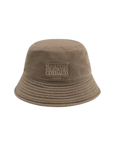 마리떼 키즈 ENFANT CLASSIC LOGO BUCKET HAT brown