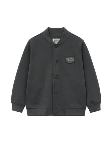 마리떼 키즈 ENFANT JERSEY BOMBER JACKET charcoal