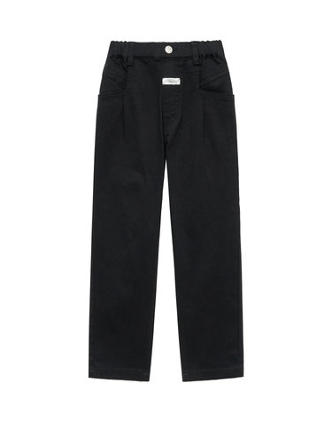 마리떼 키즈 ENFANT COTTON BAGGIE PANTS black