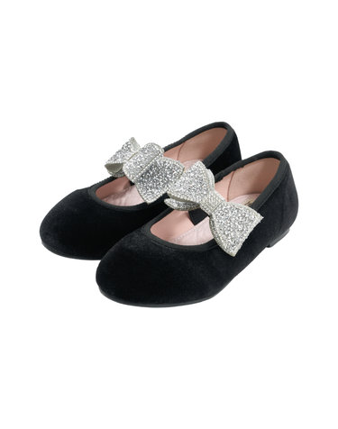 마리떼 키즈 ENFANT W BIG RIBBON MARY JANE black