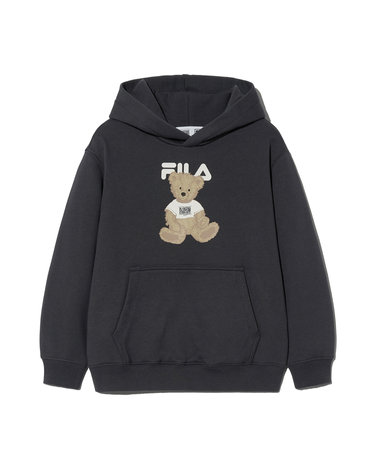 마리떼 키즈 MFG X FILA KIDS DOODLE BEAR HOODIE dark gray