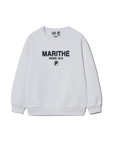 마리떼 키즈 MFG X FILA KIDS SWEATSHIRT white