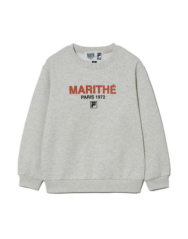마리떼 키즈 MFG X FILA KIDS SWEATSHIRT oatmeal