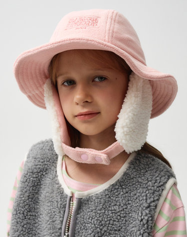 마리떼 키즈 ENFANT FLEECE BUCKET HAT light pink