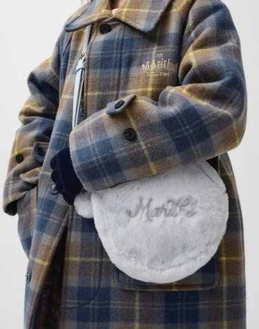 마리떼 키즈 ENFANT FUR CROSS BAG light blue