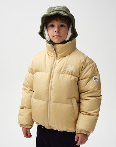 마리떼 키즈 ENFANT BASIC GOOSE DOWN PUFFER light yellow