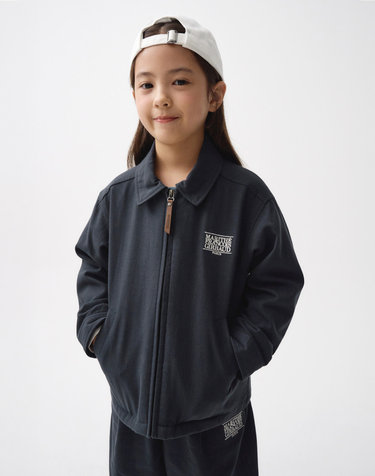 마리떼 키즈 KIDS COTTON JACKET navy