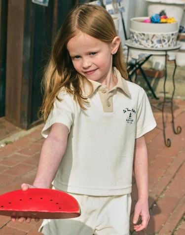 마리떼 키즈 ENFANT TERRY TEE ivory