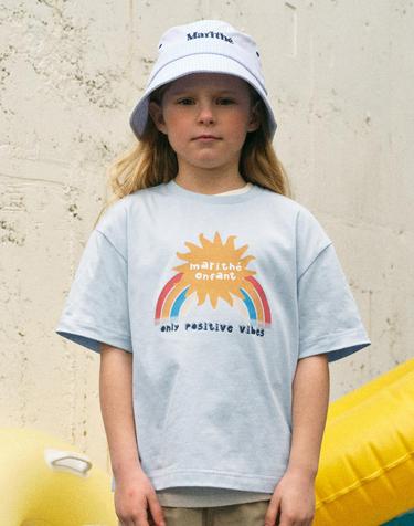 마리떼 키즈 ENFANT SUNNY DAY OVERSIZED TEE light blue