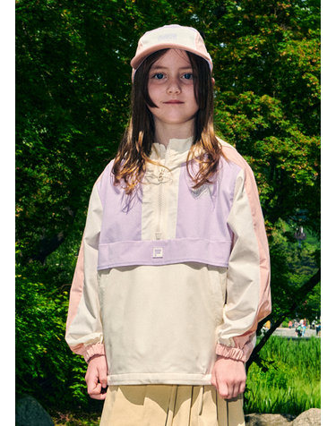 마리떼 키즈 MFG X FILA KIDS CLASSIC LOGO ANORAK pink