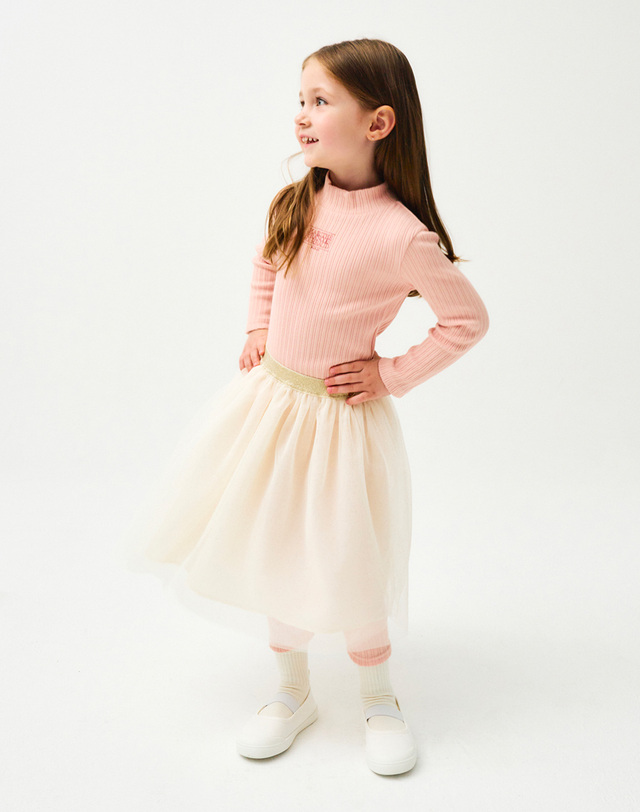 마리떼 키즈 마리떼 키즈 ENFANT W TUTU SKIRT ivory 착용컷