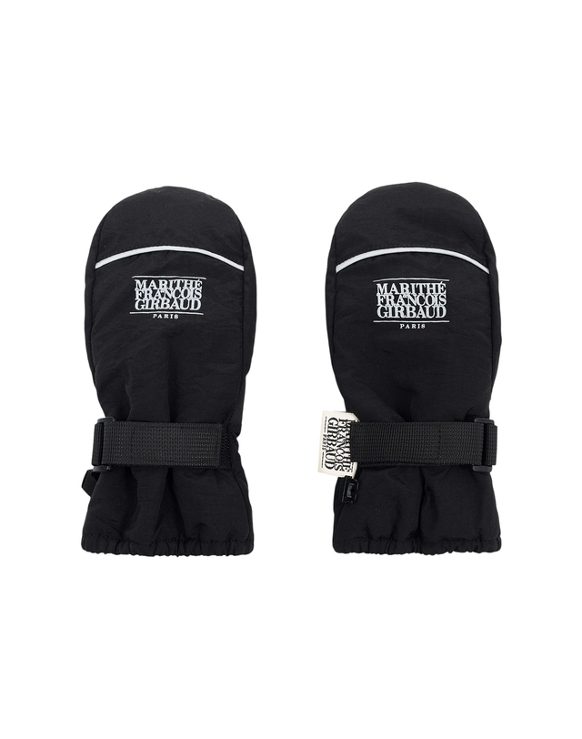 마리떼 키즈 마리떼 키즈 ENFANT CLASSIC LOGO PADDED GLOVE black 착용컷