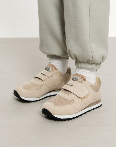 마리떼 키즈 KIDS VELCRO SUEDE SNEAKERS light beige
