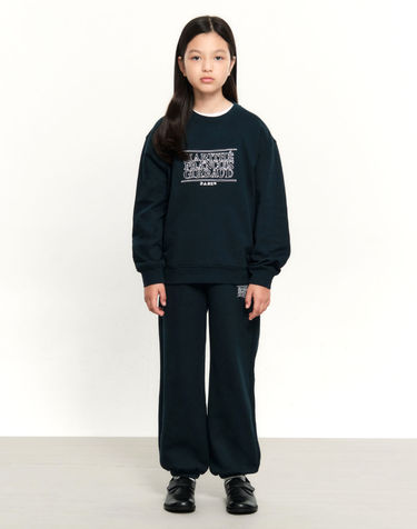 마리떼 키즈 KIDS SWEAT SET-UP dark teal