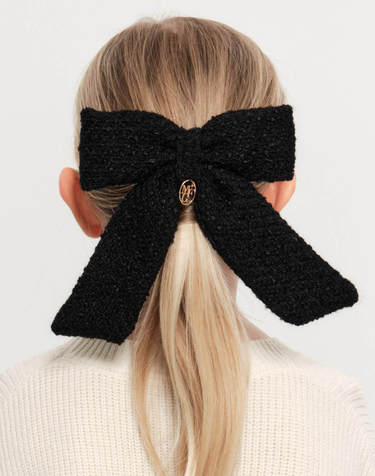 마리떼 키즈 KIDS W TWEED HAIR CLIP black