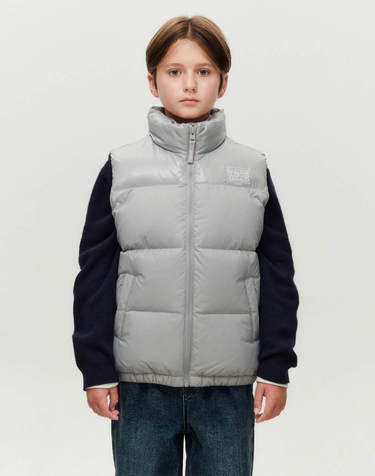 마리떼 키즈 KIDS BASIC DOWN VEST gray
