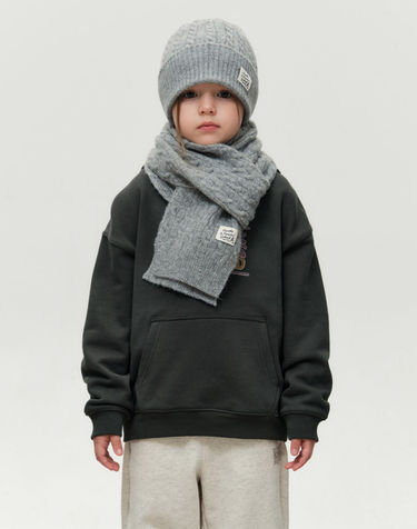 마리떼 키즈 KIDS CABLE MUFFLER heather gray
