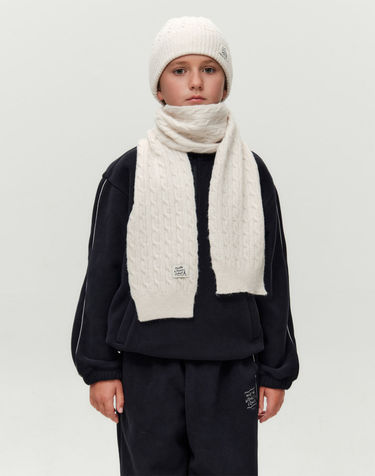 마리떼 키즈 KIDS CABLE MUFFLER ivory