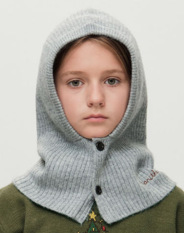 마리떼 키즈 KIDS BALACLAVA heather gray