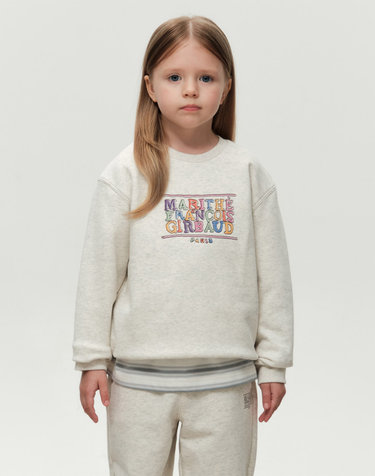 [기모] 마리떼 키즈 KIDS DOODLE CLASSIC LOGO SWEATSHIRT (BRUSHED) oatmeal