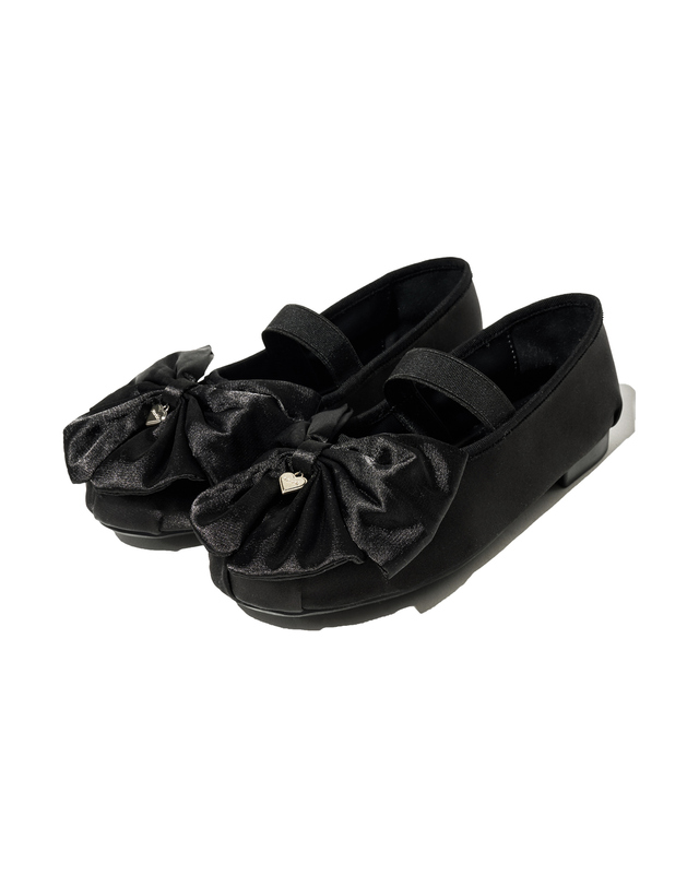 마리떼 키즈 마리떼 키즈 KIDS RIBBON MARY JANE black 착용컷