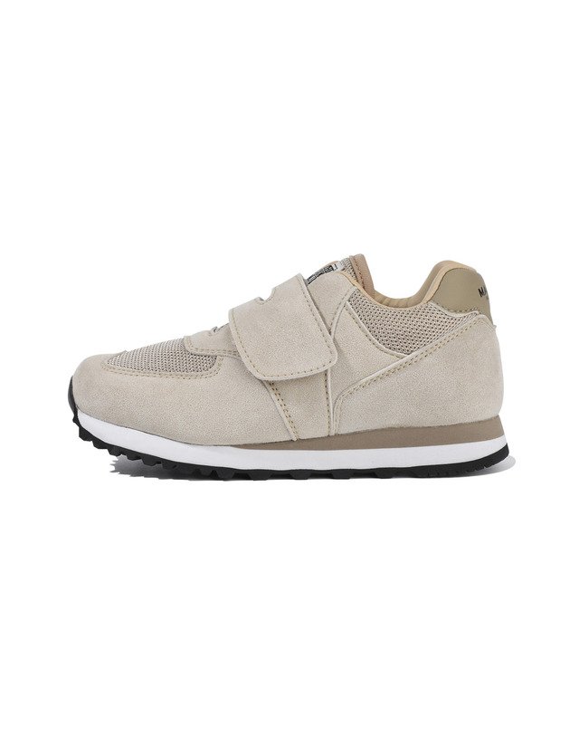 마리떼 키즈 마리떼 키즈 KIDS VELCRO SUEDE SNEAKERS light beige 착용컷