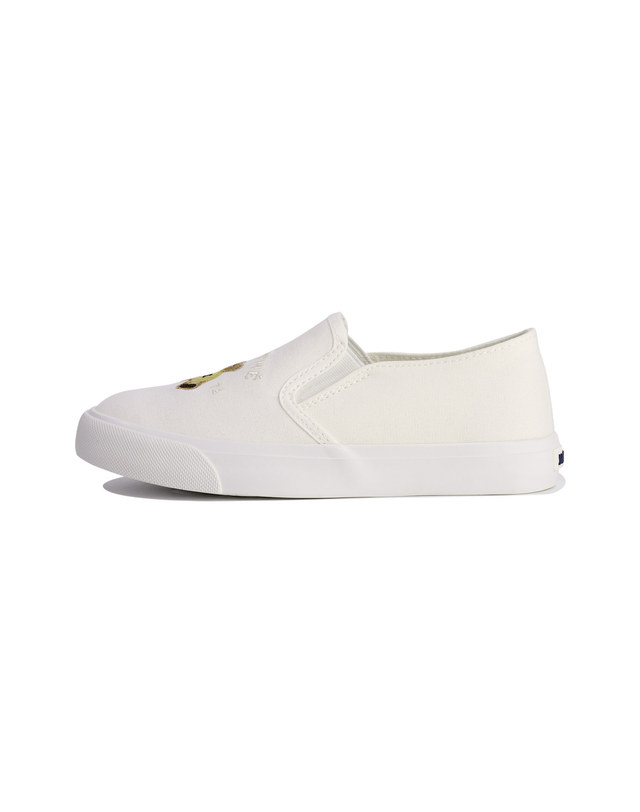마리떼 키즈 마리떼 키즈 KIDS BEAR COTTON SLIP-ON ivory 착용컷