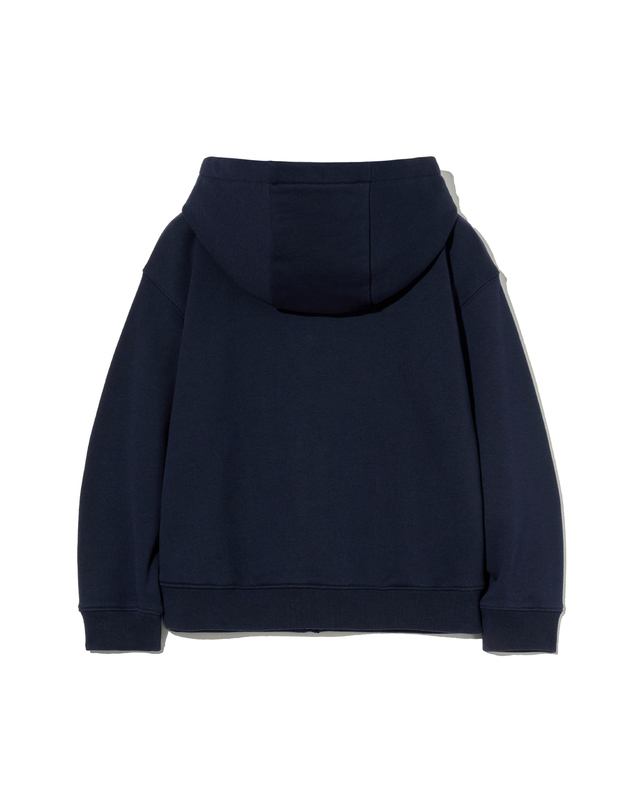 마리떼 키즈 마리떼 키즈 KIDS EMBROIDERY HOODIE ZIPUP navy 착용컷