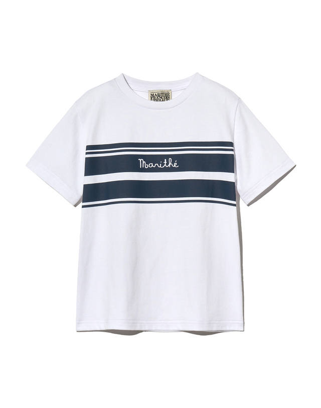 마리떼 키즈 마리떼 키즈 KIDS MARINE TEE white 착용컷