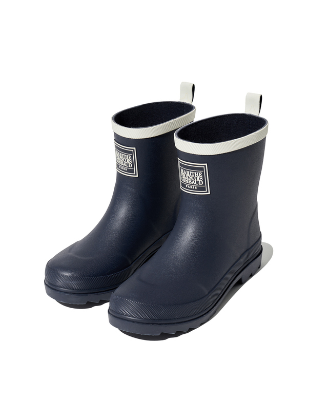 마리떼 키즈 마리떼 키즈 KIDS CLASSIC LOGO RAIN BOOTS navy 착용컷