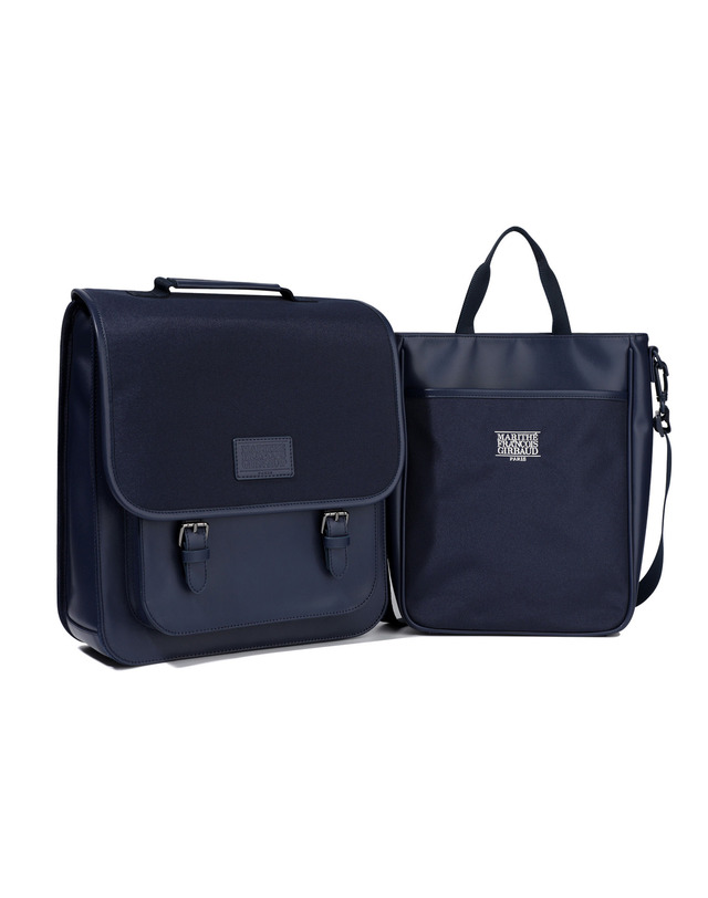 마리떼 키즈 마리떼 키즈 KIDS CLASSIC BACKPACK navy 착용컷