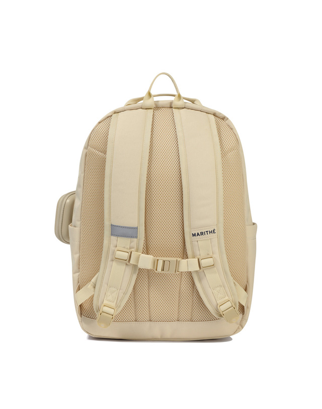 마리떼 키즈 마리떼 키즈 KIDS TWO POCKET BACKPACK beige 착용컷