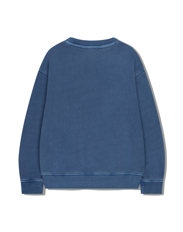 마리떼 키즈 마리떼 키즈 KIDS DYEING SWEATSHIRT stone blue 착용컷