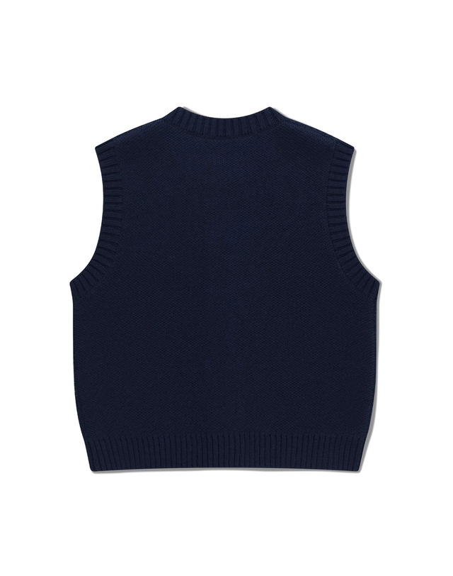마리떼 키즈 마리떼 키즈 KIDS ARGYLE KNIT VEST navy 착용컷