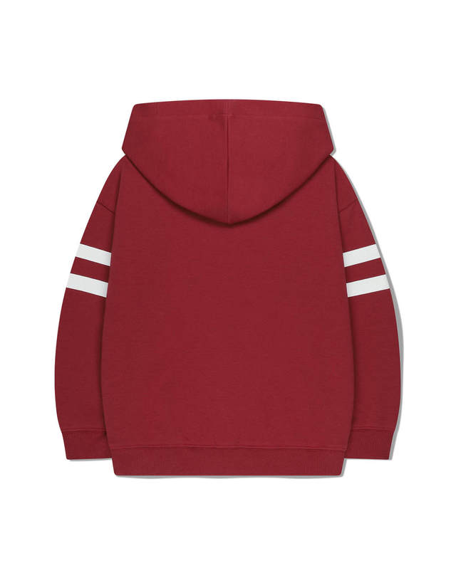 마리떼 키즈 마리떼 키즈 KIDS STRIPE PRINTED HOODIE red 착용컷