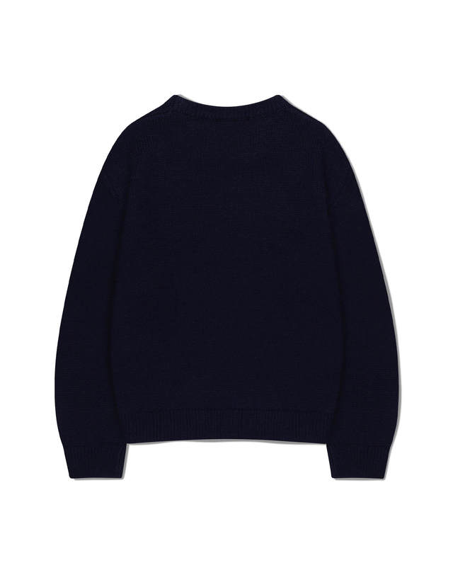 마리떼 키즈 마리떼 키즈 KIDS SKI BEAR KNIT PULLOVER navy 착용컷