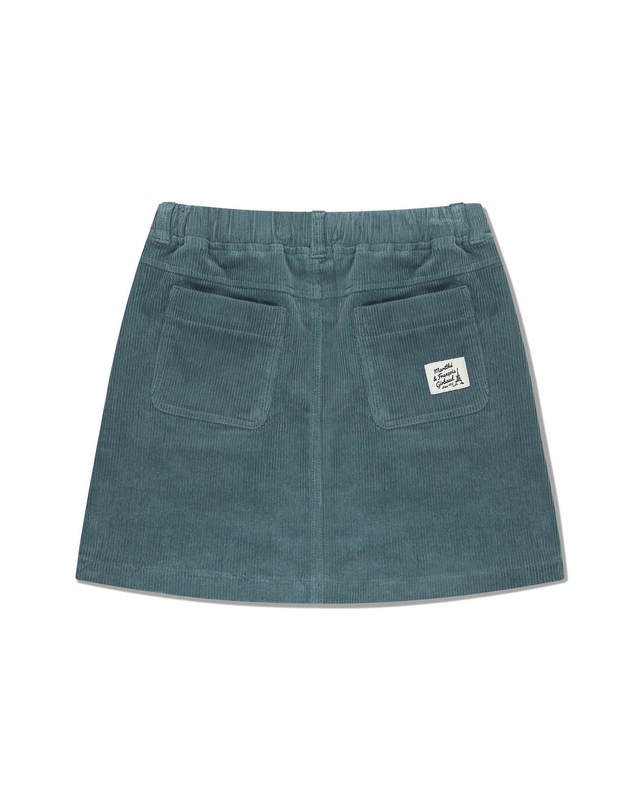마리떼 키즈 마리떼 키즈 KIDS W EIFFEL LABEL CORDUROY MINI SKIRT dark blue 착용컷