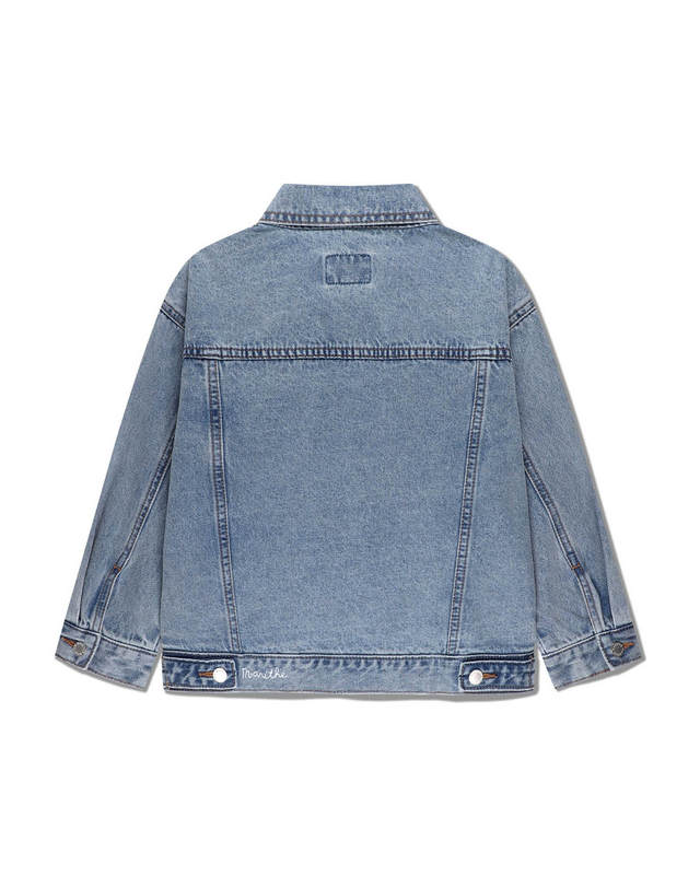 마리떼 키즈 마리떼 키즈 KIDS OVER FIT DENIM TRUCKER JACKET blue 착용컷