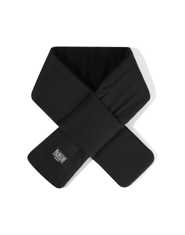 마리떼 키즈 마리떼 키즈 KIDS CLASSIC LOGO REVERSIBLE MUFFLER black 착용컷