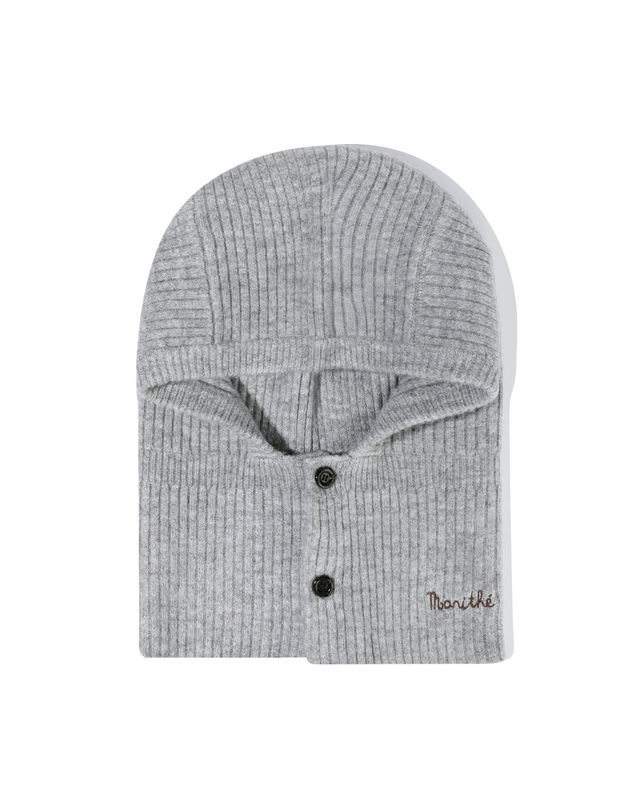 마리떼 키즈 마리떼 키즈 KIDS BALACLAVA heather gray 착용컷