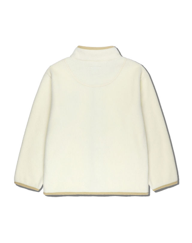 마리떼 키즈 마리떼 키즈 KIDS CLASSIC LOGO LIGHT WEIGHT FLEECE JACKET ivory 착용컷