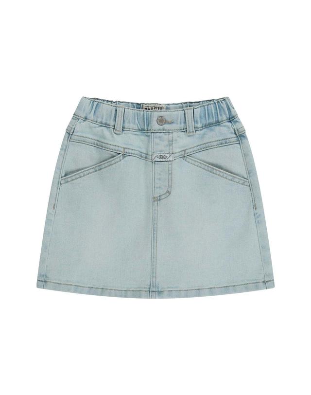 마리떼 키즈 마리떼 키즈 KIDS W X-POCKET DENIM MINI SKIRT light blue 착용컷