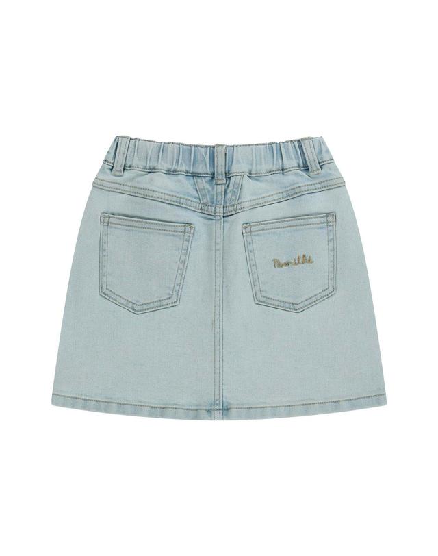 마리떼 키즈 마리떼 키즈 KIDS W X-POCKET DENIM MINI SKIRT light blue 착용컷