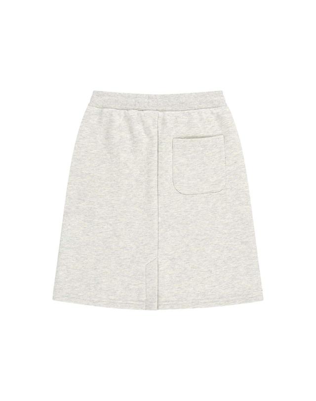 마리떼 키즈 마리떼 키즈 KIDS W CLASSIC LOGO MIDI SWEAT SKIRT oatmeal 착용컷