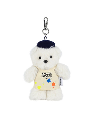 마리떼 키즈 KIDS MARI BEAR KEYRING ivory