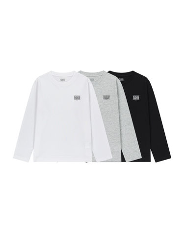 마리떼 키즈 KIDS DOODLE CLASSIC LOGO LONG SLEEVE (3PACK) mix