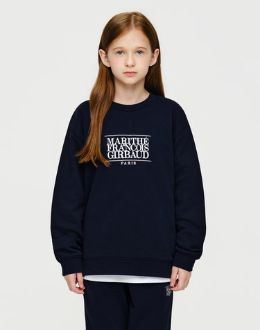 마리떼 키즈 KIDS CLASSIC LOGO SWEATSHIRT navy