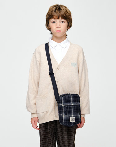 마리떼 키즈 KIDS CLASSIC LOGO MINI CROSS BAG navy